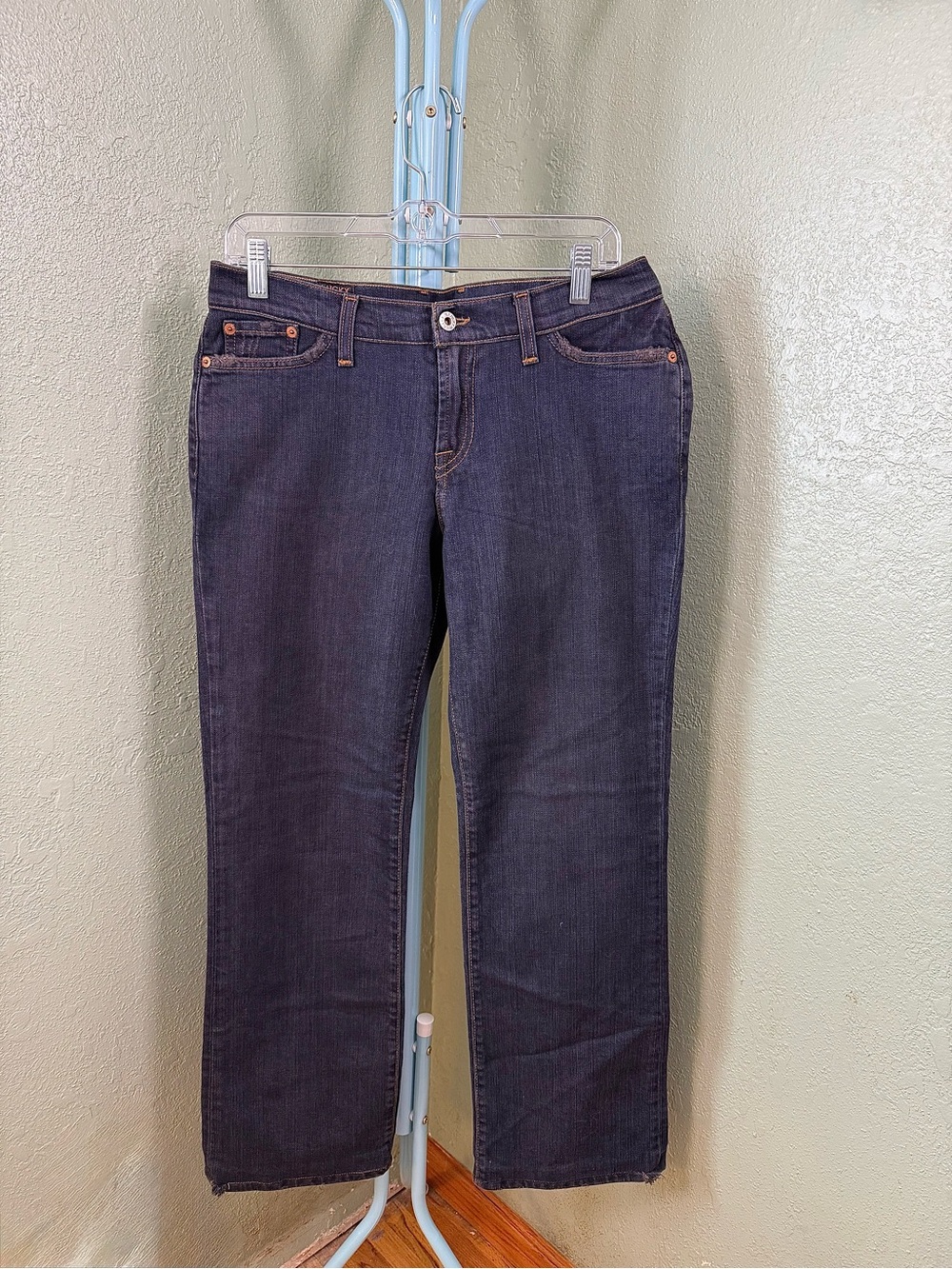 Lucky Brand Women's Straight Jeans in Dark Indigo